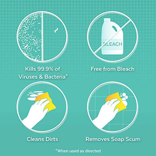 Lysol Smart Refill Cartridges Multipurpose Cleaner, Citrus Breeze, For Disinfecting & Cleaning, 4ct., Packaging May Vary