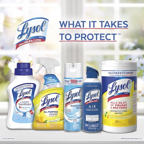 LYSOL Bathroom Cleaner Spray, Foaming Cleaner for Bathrooms, Showers, and Tubs, Mango & Hibiscus Scent, 32oz