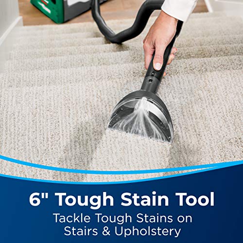 BISSELL® Big Green® Professional Carpet Cleaner with XL DirtLifter PowerBrush, 9-inch Long Reach Hose, 6-inch Tough Stain Tool, Includes BISSELL PRO MAX Formula with Stain Protect Technology