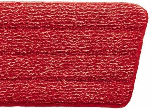 Rubbermaid Reveal Spray Mop Replacement Head, Red, Reusable Wet Mop Microfiber Pad for Floor Cleaning in Kitchen/Bathroom/Kitchen/School
