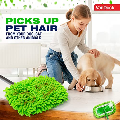 VanDuck Reusable Microfiber Dust Mop Refill for Swiffer Sweeper (2-Pack)