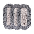 CLEANHOME Microfiber Dust Mop Replacement Pads for Hardwood Floor Cleaning, Washable and Reusable Chenille Mop Pads 3 Packs