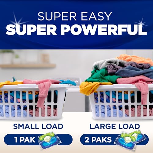 ARM & HAMMER Plus OxiClean Stain Fighters: 5-in-1 Laundry Detergent Power Paks, Laundry Stain Remover, Attacks 100 Plus Stains, Fresh Scent, 42 Count