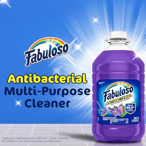 Fabuloso All-Purpose Cleaner, Antibacterial, Lavender, 169 Oz, Pack of 3