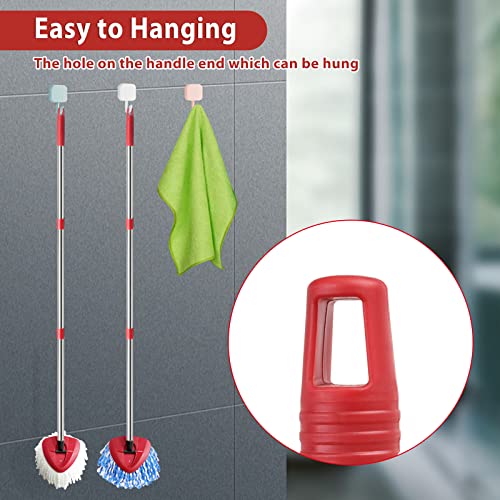 HiBaBy 4-Section Spin Mop Replacement Handle- 2.5-5 Foot Mop Replacement Stick Only Compatible with Ocedar Mop Handle EasyWring (Mops Head & Base Not Included)