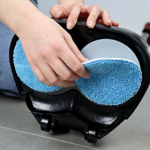 Ewbank EP170 Complete Cleaner, Washer, Scrubber, Scourer, and Polisher, Interchangeable Brushes and Pads Multi-Use Floor Machine, 2200 rpm, Lightweight, Red, 8 Pound
