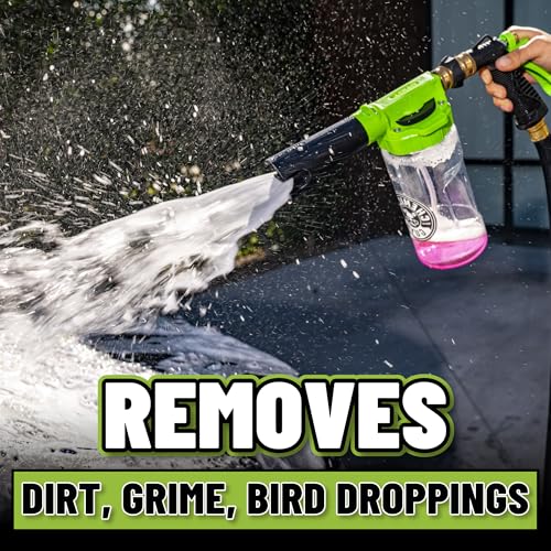 Chemical Guys TORQ Foam Blaster 6 - Foam Cannon Garden Hose Attachment, Easy to Use, Sprays Thick Suds for Safe Washing Trucks, SUVs, Motorcycles, RVs, and Other Vehicles