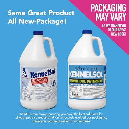 ATP KennelSol Disinfectant Cleaner for Vet Clinics & Kennels, 128 Fl Oz