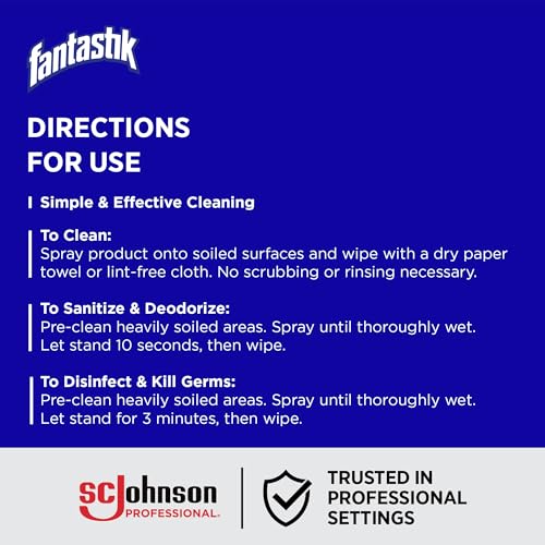 Fantastik Scrubbing Bubbles Heavy Duty All Purpose Cleaner, 32 fl oz (Pack of 8)