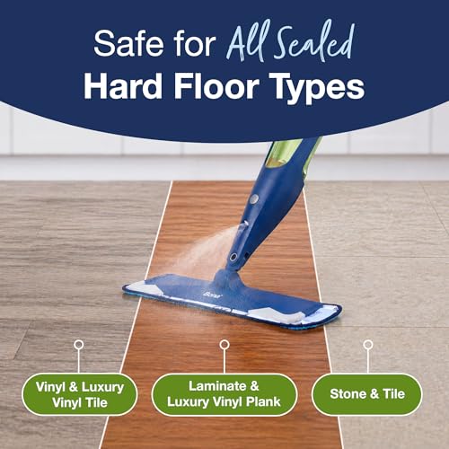 Bona Multi-Surface Floor Premium Spray Mop - Includes Multi-Surface Floor Cleaner Concentrate and Machine Washable Microfiber Cleaning Pad - For Stone, Tile, Laminate and Vinyl LVT/LVP Floors