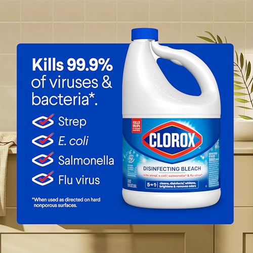 Clorox Disinfecting Bleach, 121 Fluid Ounces (Package May Vary)