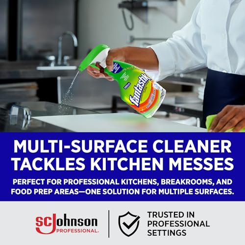 Fantastik Scrubbing Bubbles Heavy Duty All Purpose Cleaner, 32 fl oz (Pack of 8)