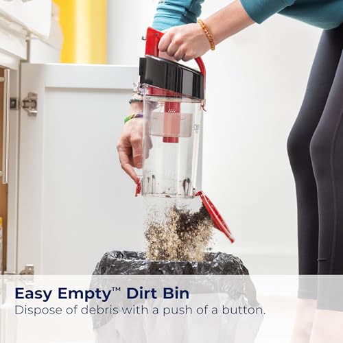 Bissell CleanView Compact Upright Vacuum, Lightweight Design for Apartments & Dorms, Powerful Suction with Removable Extension Wand & Scatter-Free Technology, 3508