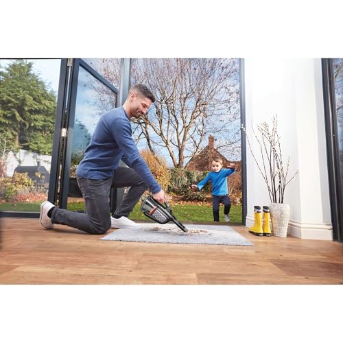 BLACK+DECKER dustbuster Portable Vacuum Cordless Handheld, Small Hand Vacuum Cleaner for Dorm Home and Car, Powerful 20V AdvancedClean+ (HHVK515J00FF)
