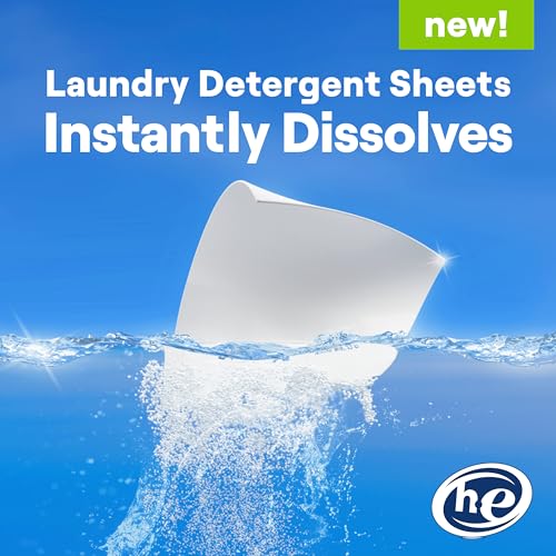 Seventh Generation Laundry Detergent Sheets 32ct Free & Clear Removes Tough Stains Safer for your family