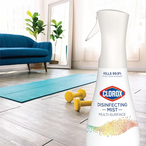 Clorox Disinfecting Mist, Lemon and Orange Blossom, 1 Spray and 1 Refill, 16 oz Each