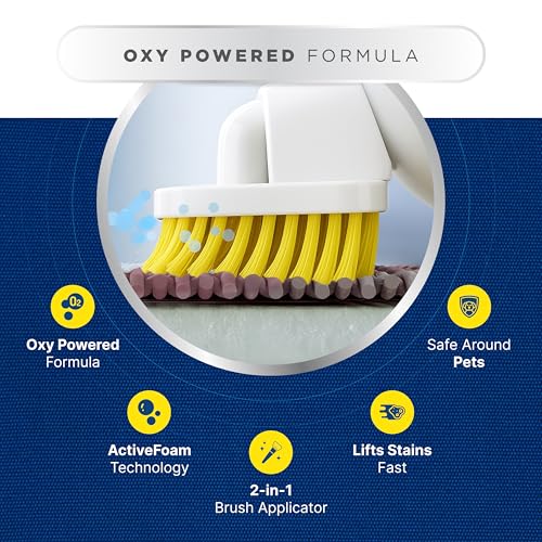 Carbona 2-in-1 Oxy-Powered Pet Stain & Odor Remover (13.5 Fl Oz), Carpet Spot Cleaner Removes Urine Odor, Lifts Mud & Vomit Stains, Prevents Resoiling