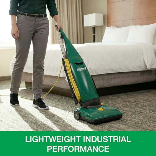 BISSELL BigGreen Commercial PowerForce Bagged Lightweight, Upright, Industrial, Vacuum Cleaner, BGU1451T