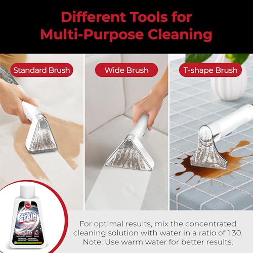 Rosewill Multi-Purpose Portable Carpet and Upholstery Cleaner, Powerful Suction 18 KPa Spot Cleaner, 600W Motor, Car and Auto Detailer, Stain/Spot Remover; Versatile Use: Carpet, Sofa, Pet Hair