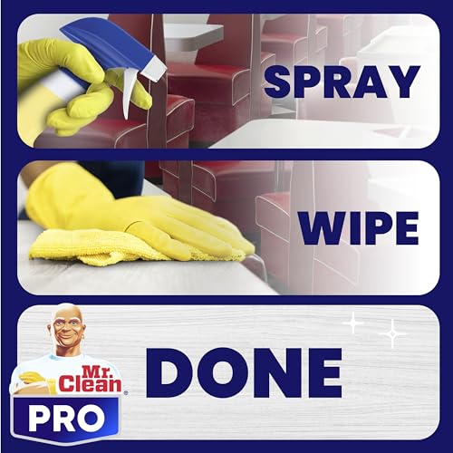 Mr. Clean PRO All Surface Cleaner, Bulk Grime Removal Spray Refill, Commercial Grade, 1 gal