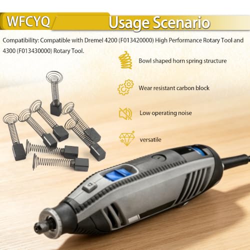 2610024715 Carbon Brush Sets Compatible with Dremel 4200 Rotary Tool (8 pcs)