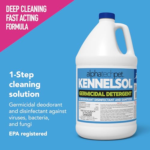 ATP KennelSol Disinfectant Cleaner for Vet Clinics & Kennels, 128 Fl Oz