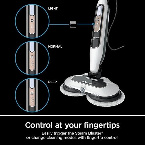 Shark S8201 Steam & Scrub with Steam Blaster Technology All-in-One Hard Floor Steam Mop with 3 Steam Modes & LED Headlights, Bronze (Renewed)