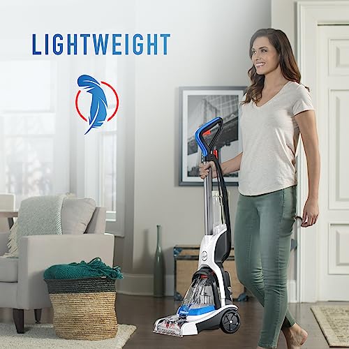 Hoover PowerDash Pet Compact Carpet Cleaner Machine, Lightweight Design, HeatForce Fast Drying, Antimicrobial Brush Roll, Pair with a Hoover Carpet Cleaner Solution