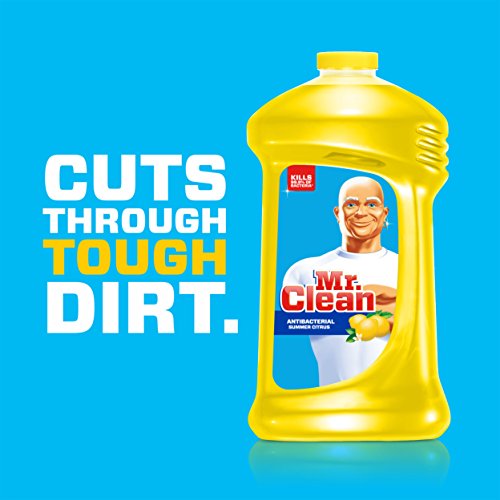 Mr. Clean Multi Surfaces Antibacterial Liquid Cleaner, Summer Citrus, 128 Oz