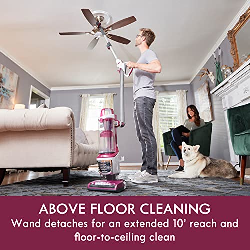 Kenmore DU5092 Bagless Upright Vacuum Lift-Up Carpet Vacuum Cleaner 2-Motor Power Suction with Hair Eliminator Brushroll, Pet Handi-Mate, 2L, Wine W/Lift-up Design