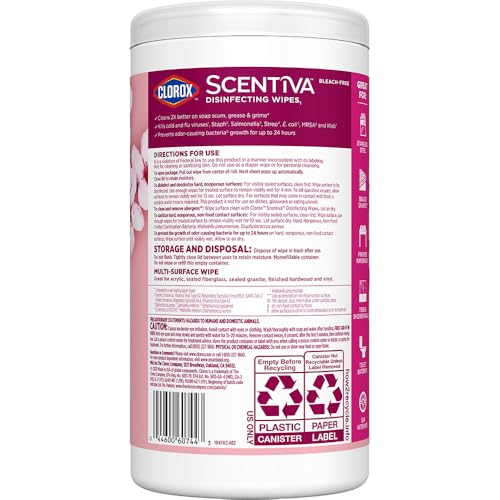 Clorox Scentiva Disinfectant Wipes