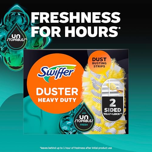 Swiffer Dusters Multi-Surface Heavy Duty Duster Refills, Unstopables Fresh Scent, 11 Count