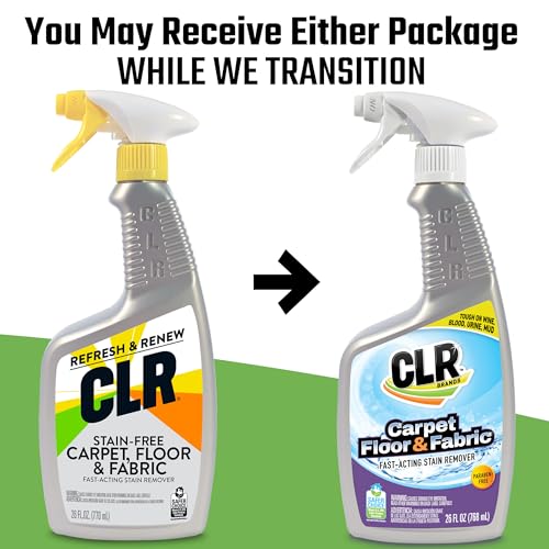 CLR Stain-Free Carpet, Floor & Fabric, Fast-Acting Stain Remover, 26 Ounce