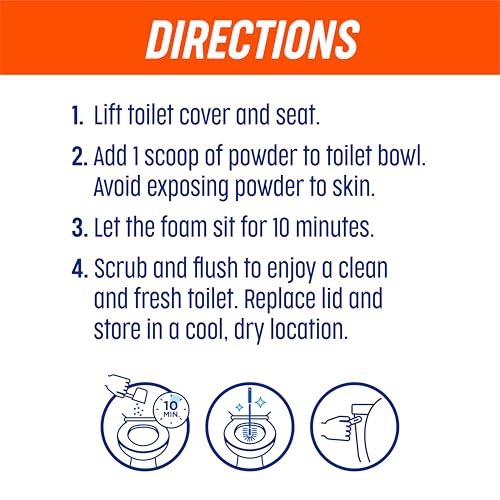 Ty-D-Bol Ultra Foam Toilet Bowl Cleaner - Provides Up to 8 Cleans - Citrus Scent - Fights Buildup and Eliminates Stains Using Immediate Foaming Action