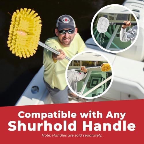 Shurhold 6" Polystyrene Medium Bristle Deck Brush