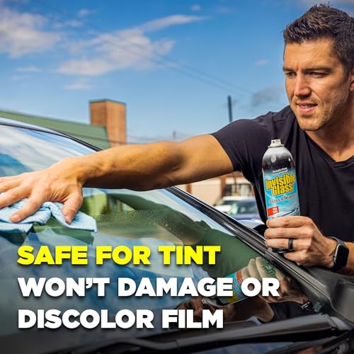 Invisible Glass 91164-2PK Premium Aerosol Glass Cleaner Spray for Car Windshields and Windows, Automotive and Home Window Cleaner, Streak-Free, Ammonia-Free, Tint-Safe – 19 oz (Pack of 2)