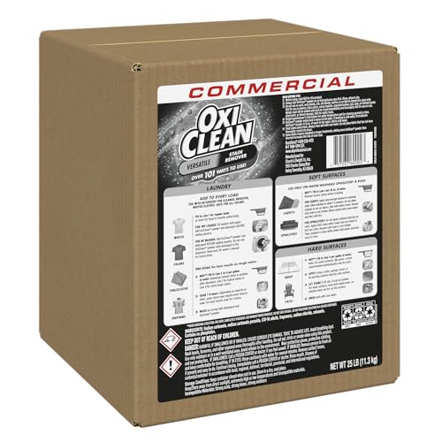 OxiClean Versatile Stain Remover Professional, 25 LB Bulk Box