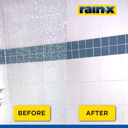 Rain-X 630544 X-Treme Clean Shower Door Cleaner, 12 Fl. Oz, Formulated To Glass Doors - Removes Soap Scum, Dirt, Hard Water Build-up, Calcium, Lime & Rust Stains (Pack of 2)