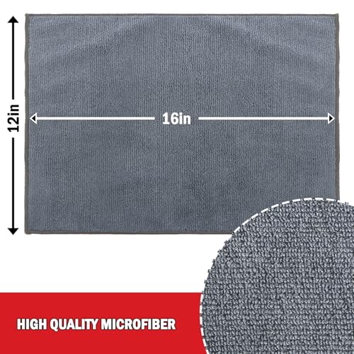 AIDEA Microfiber Cleaning Cloth 24 Pack, Microfiber Towels for Cars, Soft & Absorbent Cleaning Rags, Premium Lint Free Shop Towels for House, Kitchen, Car, 12inx16in
