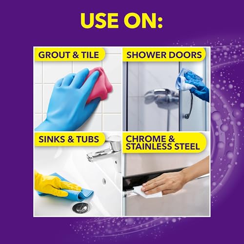 OxiClean Bathroom Cleaner, Shower, Tub & Tile, Powered by OxiClean Stainfighters, 32 oz
