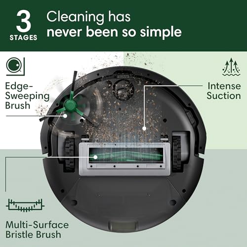 iRobot Roomba 105X Robot Vacuum, Smart LiDAR Mapping, 70X Power‑Lifting Suction, Custom Room Cleaning, App & Voice Control, Auto Recharge, Great for Homes with Pets & Kids