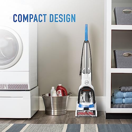 Hoover PowerDash Pet Compact Carpet Cleaner Machine, Lightweight Design, HeatForce Fast Drying, Antimicrobial Brush Roll, Pair with a Hoover Carpet Cleaner Solution