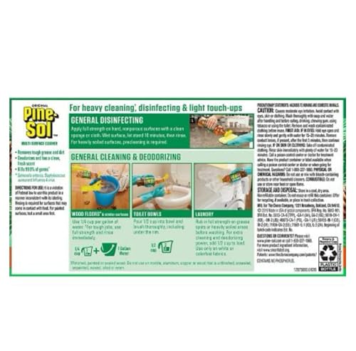 Pine-Sol All Purpose Cleaner Jugs, Pine, 100 Fl Oz, (Pack of 2)