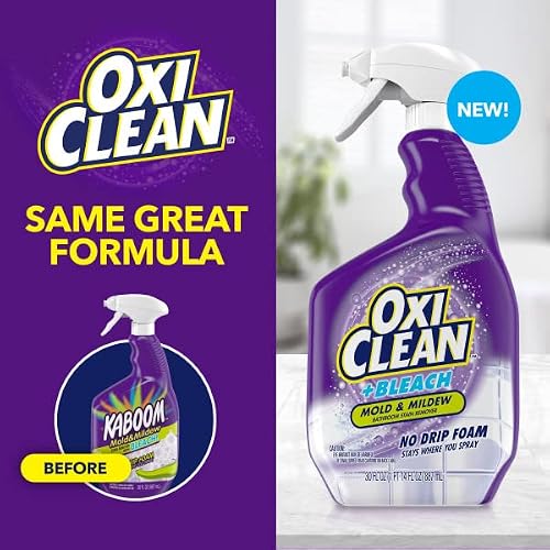 OxiClean plus Bleach, Bathroom Stain Remover 30 oz. (Pack of 2)
