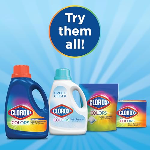 Clorox 2 for Colors Stain Remover and Laundry Additive, Original, 66 Fluid Ounces (Pack May Vary)