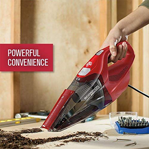 Dirt Devil Scorpion Plus QuickFlip Handheld Vacuum Cleaner, Powerful Suction, Lightweight, Includes Quick Flip Crevice Tool, Corded Portable Vacuum Cleaner