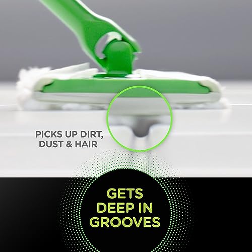 Swiffer Sweeper Pet Heavy Duty Dry Multi-Surface Cloth Refills for Floor Sweeping and Cleaning, Febreze Freshness, 10 Count