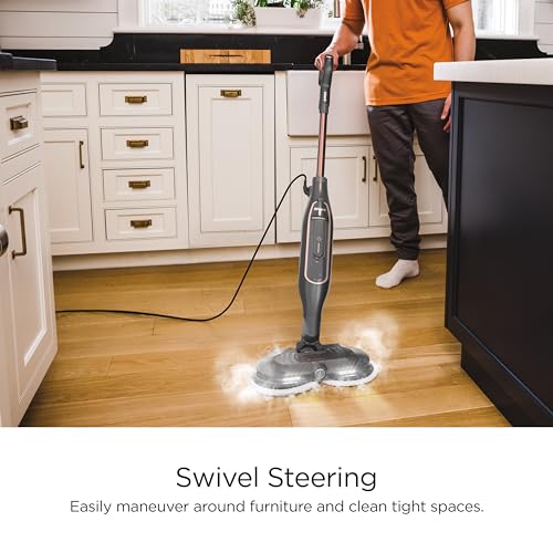 Shark Steam Scrubbing Sanitizing Blaster Mop S7201 Gray/Rose Gold WS1