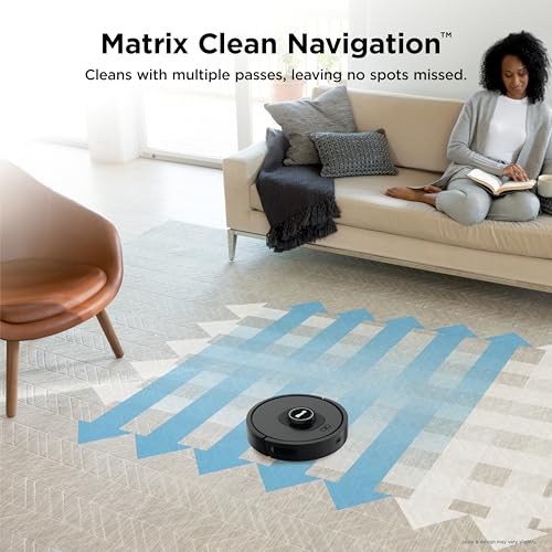 Shark AV2501S AI Ultra Robot Vacuum, with Matrix Clean, Home Mapping, 30-Day Capacity HEPA Bagless Self Empty Base, Perfect for Pet Hair, Wifi, Dark Grey