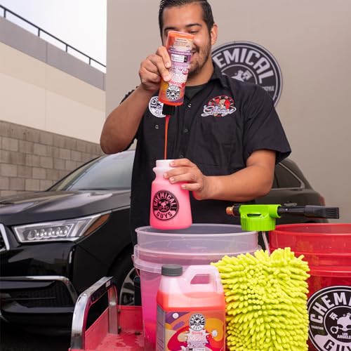 Chemical Guys CWS21516 Sticky Snowball Ultra Snow Foam Car Wash Soap (Works with Foam Cannons or Bucket Washes) Safe for Cars, Trucks, Motorcycles, RVs & More 16 fl oz, Cherry Scent